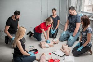 First-aid training